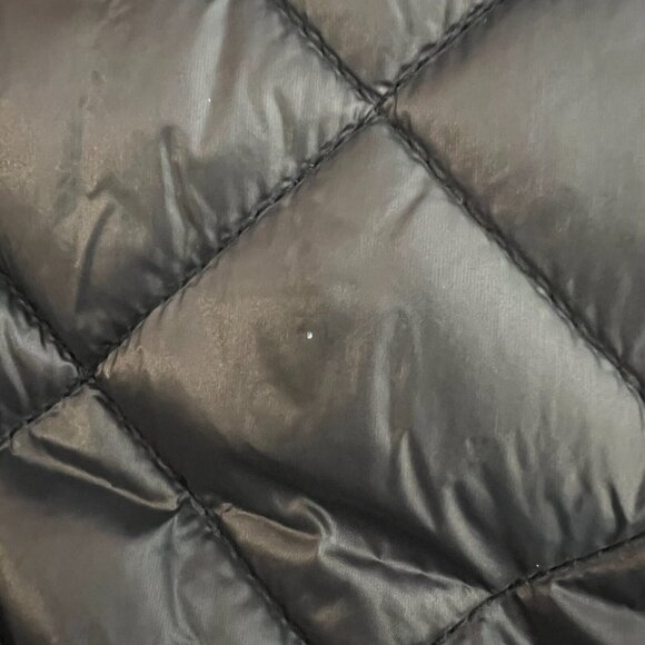 Isaac Mizrahi Live! Women's Jacket ~ Sz 2X Quilted Belted Coat Black A623551 - Picture 6 of 7